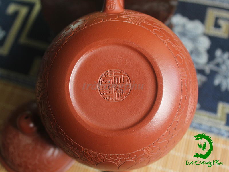 Ấm Tử Sa Chuyết Cầu Long Phụng Sum Vầy ATS1131